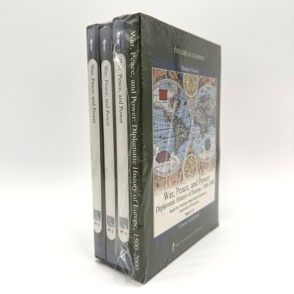 War Peace and Power The Great Courses DVD Set Course Guidebook Europe 1500-2000